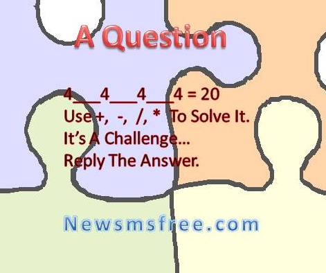 Best Riddle Text / SMS messages and Puzzle SMS / Text collection